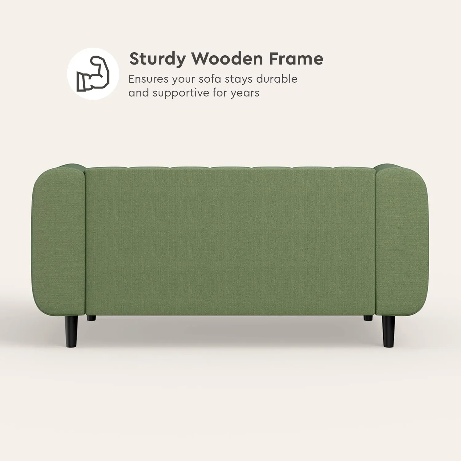 Sofa Paramount 2 Seater Fabric Sofa for Living Room 2 Seater Sofas Desk and Decor 