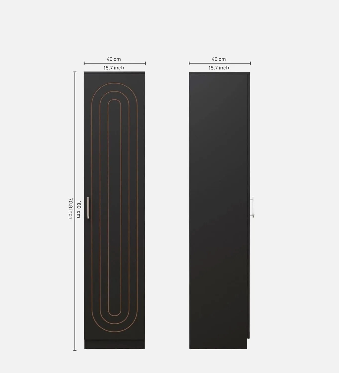 Home Decore Arceus Single Door Engineering Woo Wardrobe for Clothes Sliding Door Wardrobes Desk and Decor 