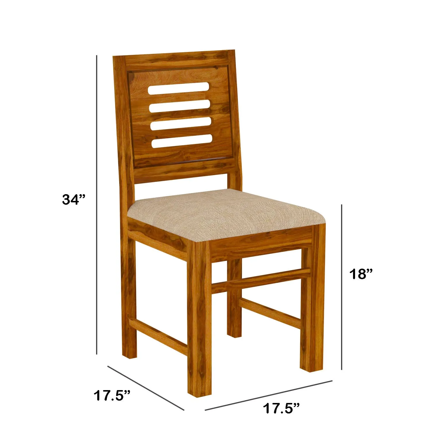 Premium Sheesham Wood Dining Table(45x30) with 2 Chairs 2 Seater Dining Tables Desk and Decor 