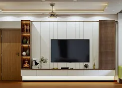 Modern Minimalist TV Unit Design TV Unit Focused Design Desk and Decor 