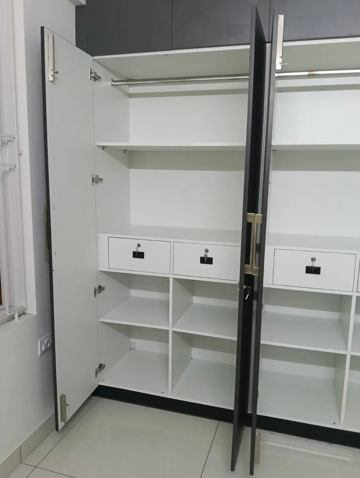 custom Built Wardrobe Base Cabinets Desk and Decor 
