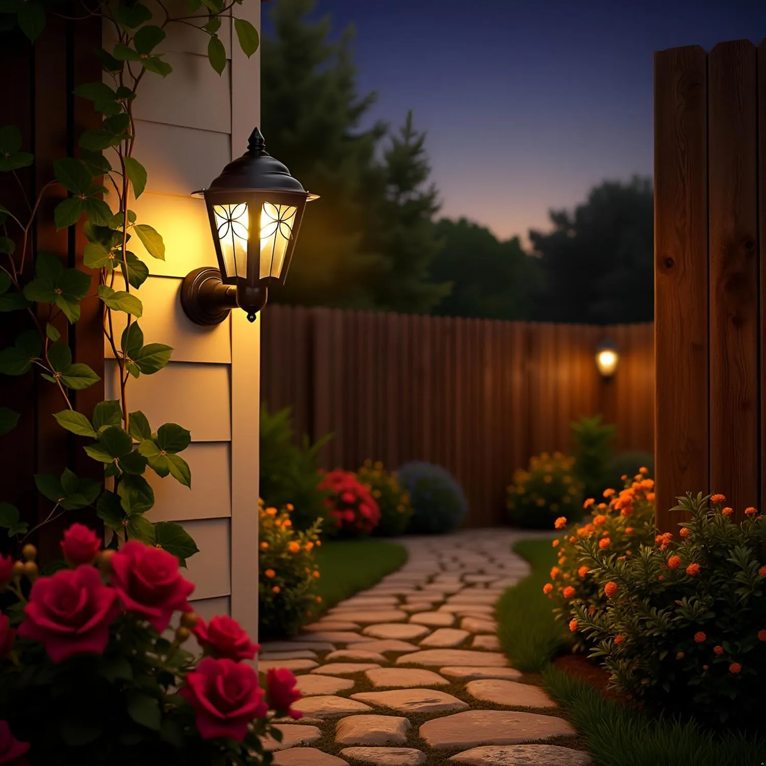 Outdoor Wall Light, Gate Light for Wall & Garden Wall Lamp Outdoor Wall Lights Desk and Decor 