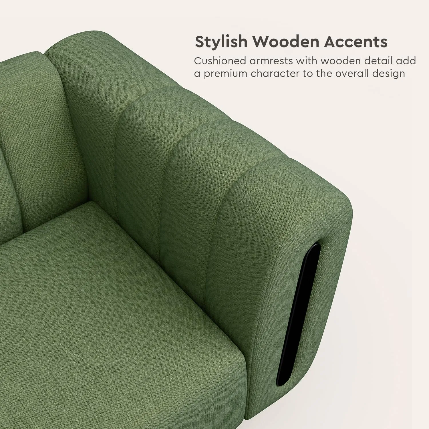 Sofa Paramount 2 Seater Fabric Sofa for Living Room 2 Seater Sofas Desk and Decor 