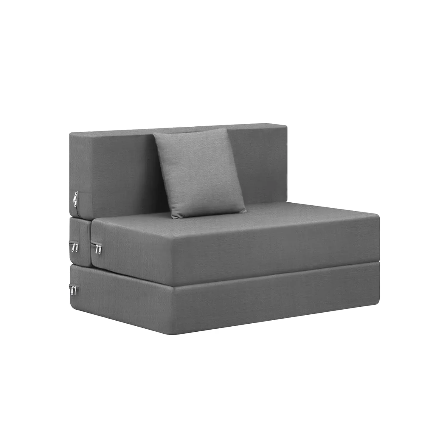 One Seater Foldable Sofa Cum Bed 1 Seater Sofas Desk and Decor 