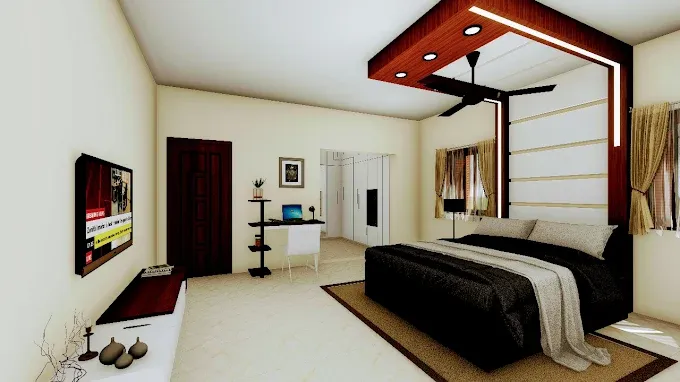 Contemporary Master Bedroom Modern Bedroom Desk and Decor 