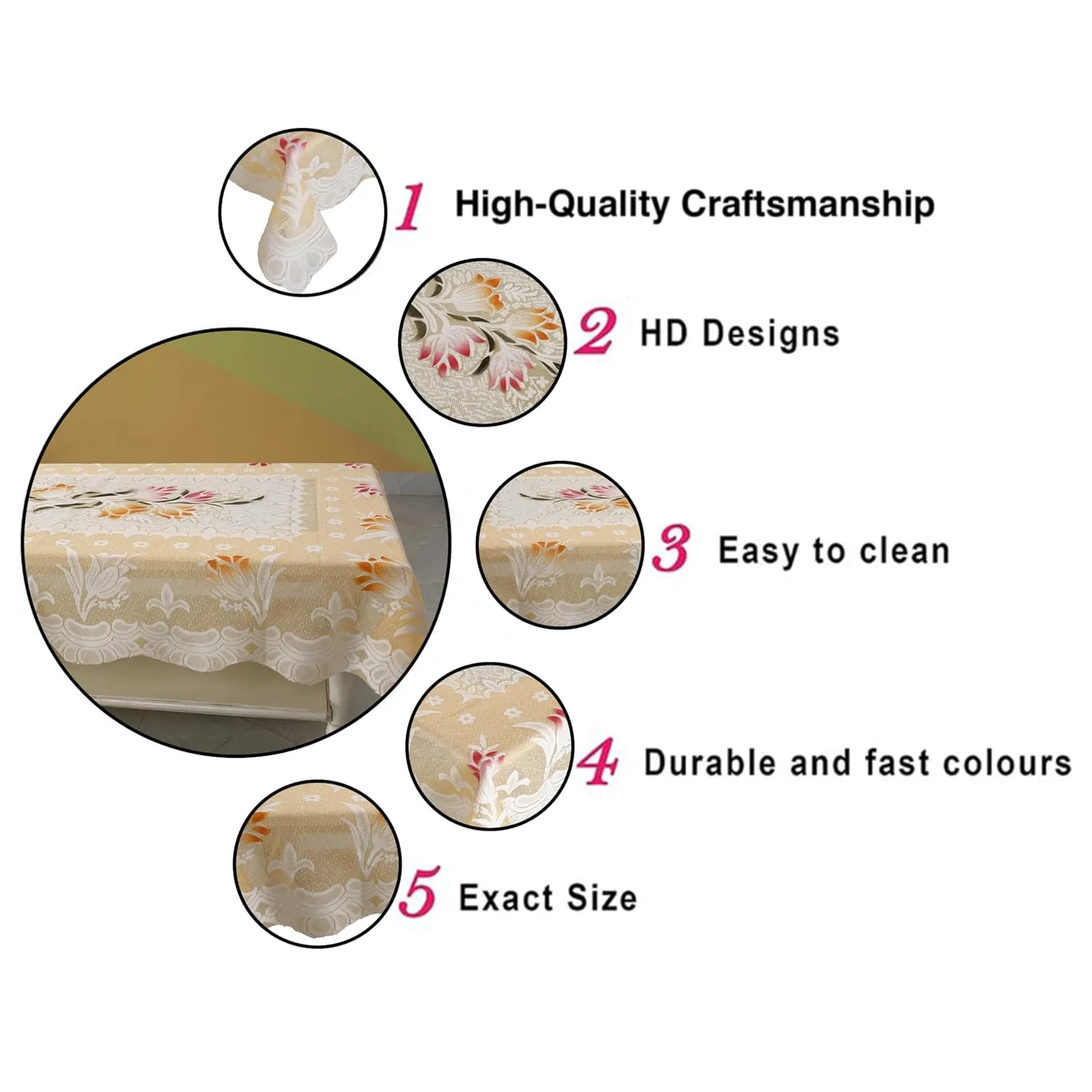 Premium Center Table Cloth Table Cloths Desk and Decor 
