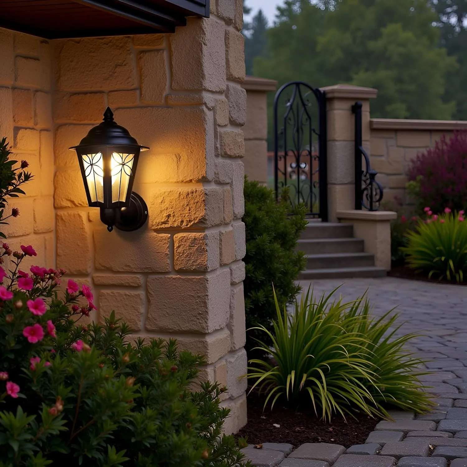 Outdoor Wall Light, Gate Light for Wall & Garden Wall Lamp Outdoor Wall Lights Desk and Decor 