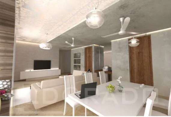 Open-Plan Living & Dining Room Modern Living Room Designs Desk and Decor 