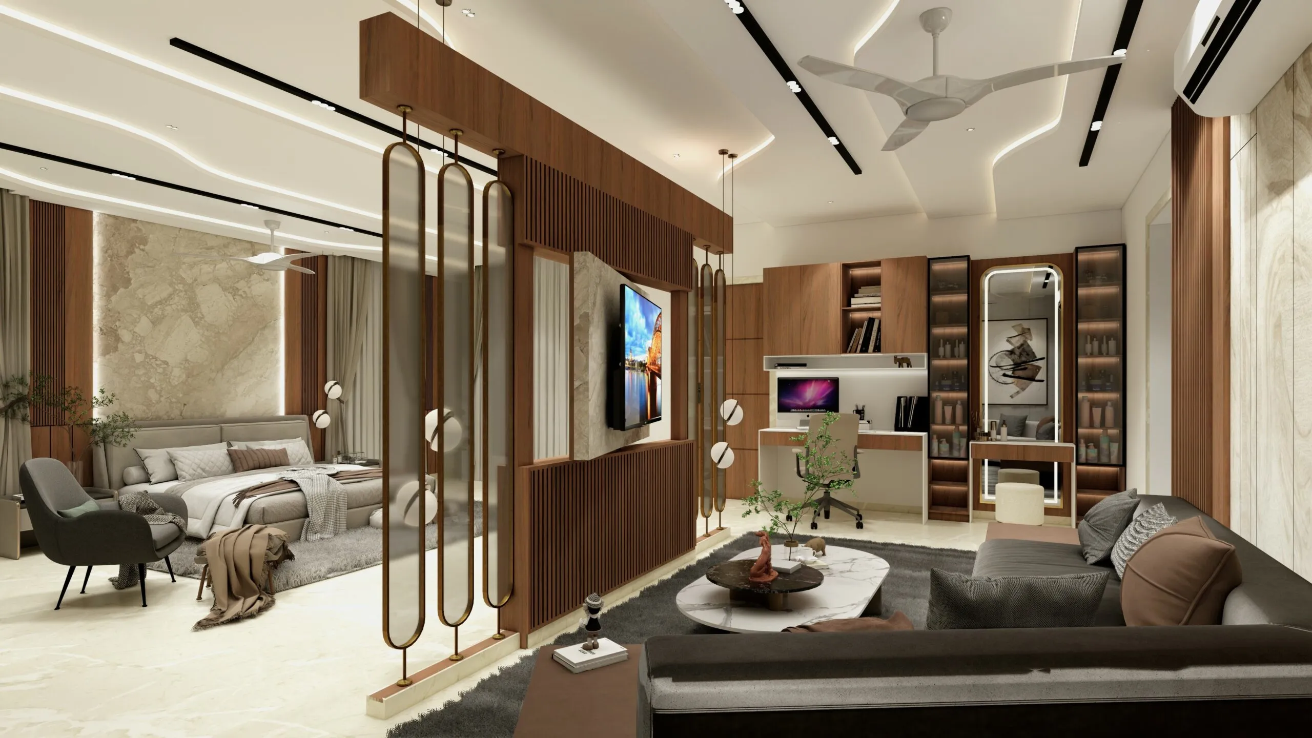 Living Room / TV Lounge Modern Living Room Designs Desk and Decor 
