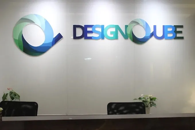 Multi-Zone Office Interior with Reception, Cabin & Workstation Area (360° View) Modern Office Designs Desk and Decor 