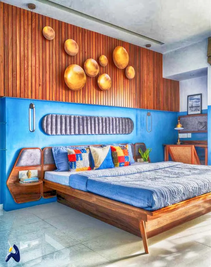 bedroom-cot-with-panel Modern Bedroom Desk and Decor 