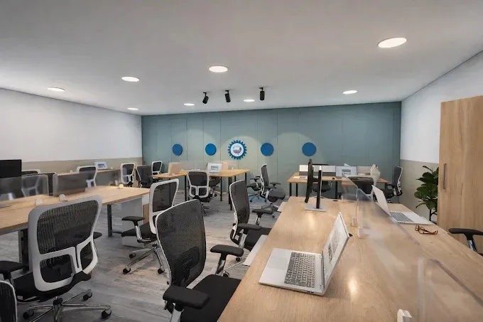 Open-Plan Office WorkstationOpen-Plan Office Workstation Area — "DANTECH Academy" Area Modern Office Designs Desk and Decor 