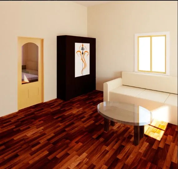 Simple Living Room (Concept Render) Small Living Room Designs Desk and Decor 