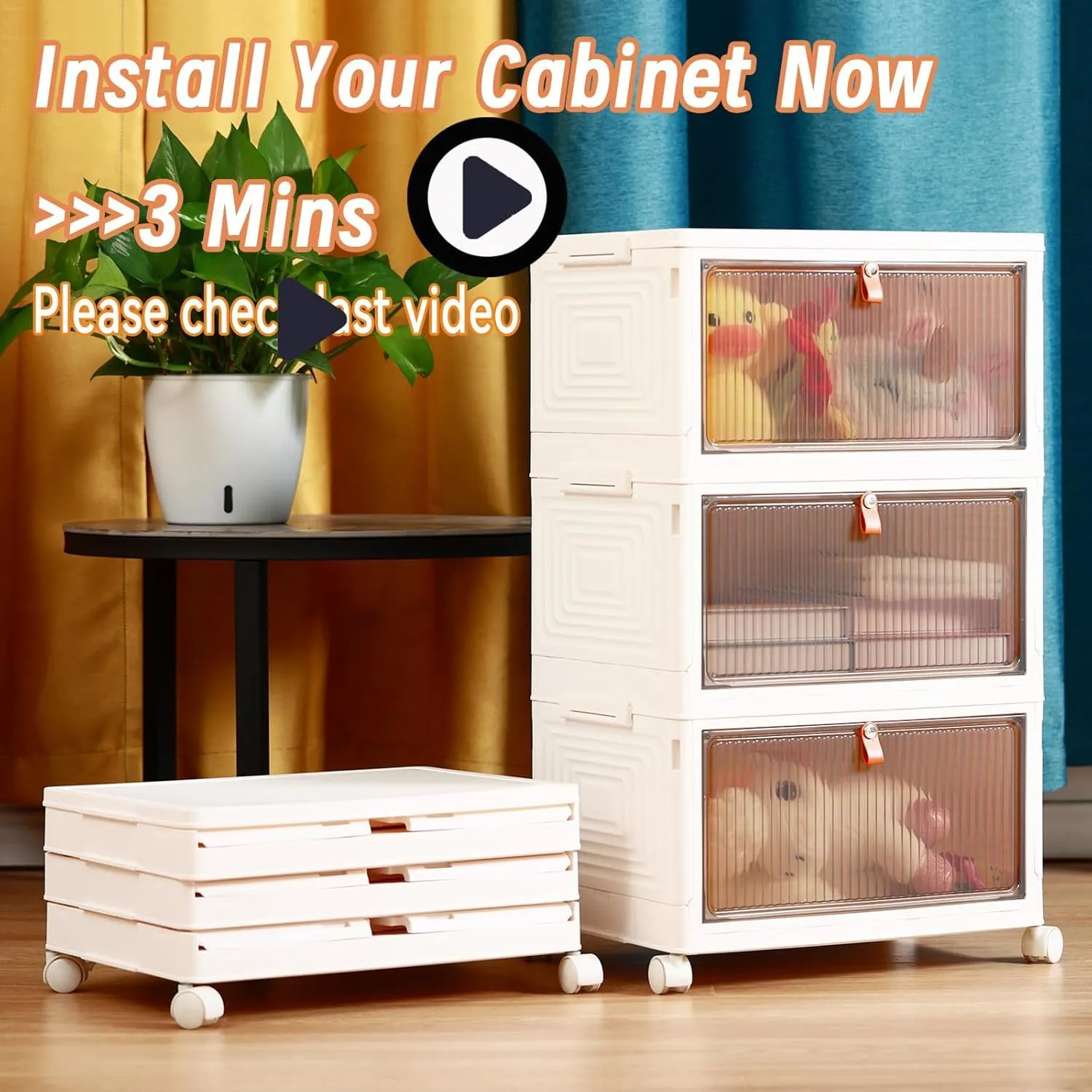 5 Tier Stackable Kitchen Storage Drawer Units Desk and Decor 
