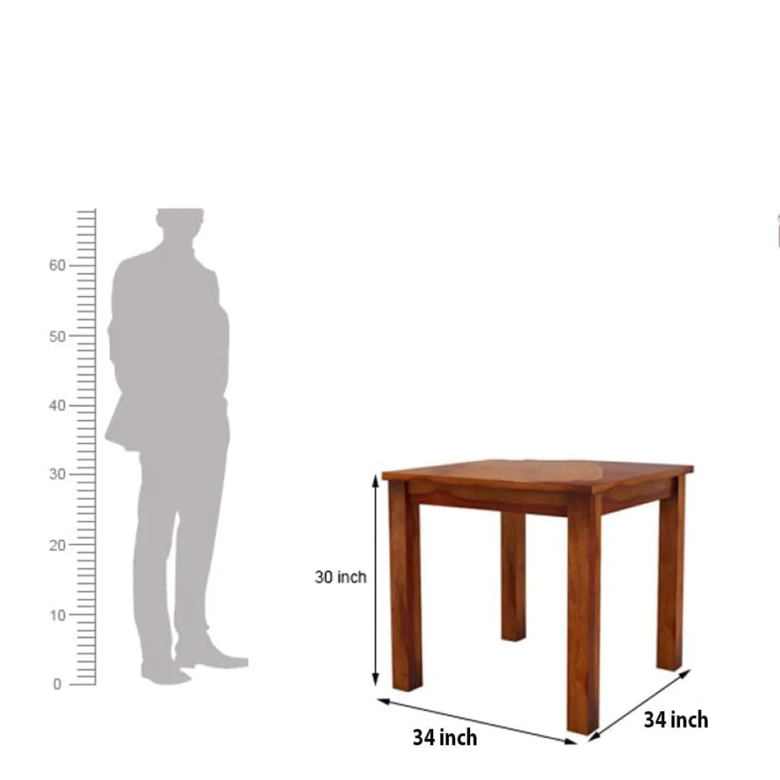 Furniture Sheesham Wood 2 Seater Dining Table with 2 Cushion Chairs 2 Seater Dining Tables Desk and Decor 