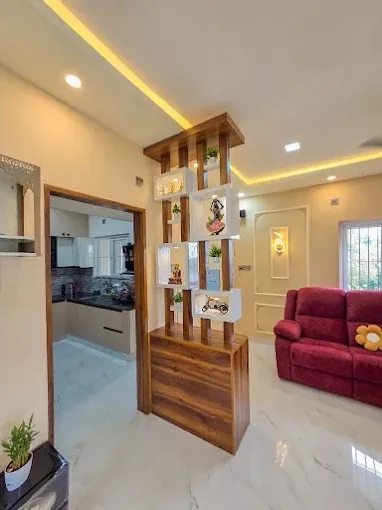 Modern Wooden Room Divider and Display Partition with Modern Living Room Designs at Deskanddecor