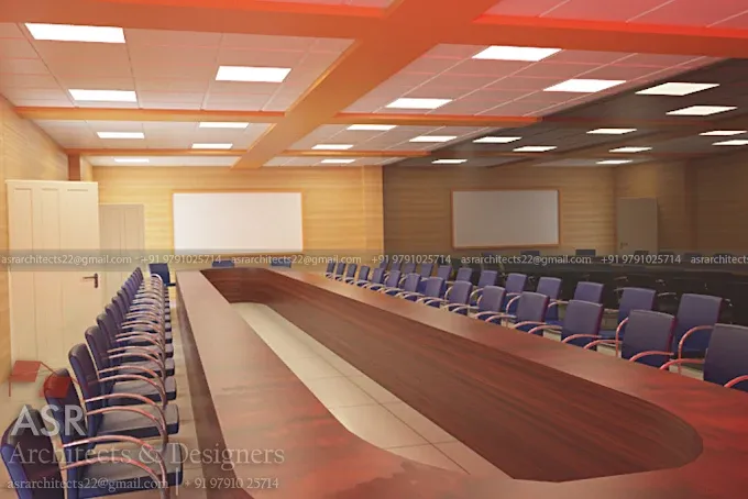 Conferance hall with Open Workspace Offices at Deskanddecor
