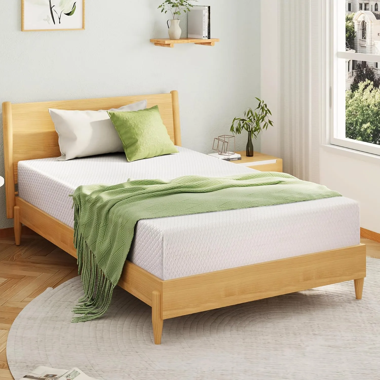 Memory Foam Mattress with Spring Mattresses Desk and Decor