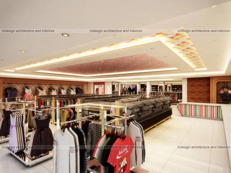 Commercial Apparel Showroom with Large Space Showroom at Deskanddecor
