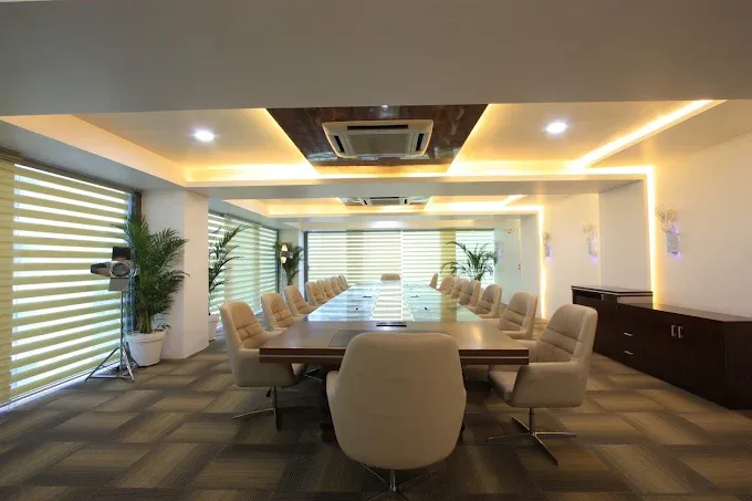 Contemporary Office Workspace with Modern Office Designs at Deskanddecor