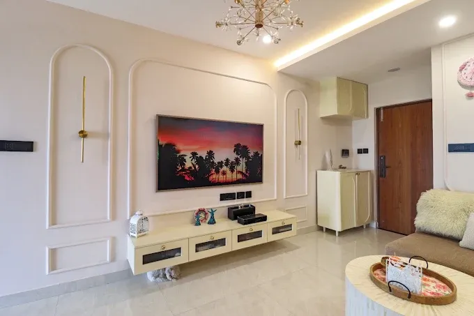Modern Open-Plan Living Room with Modern Living Room Designs at Deskanddecor