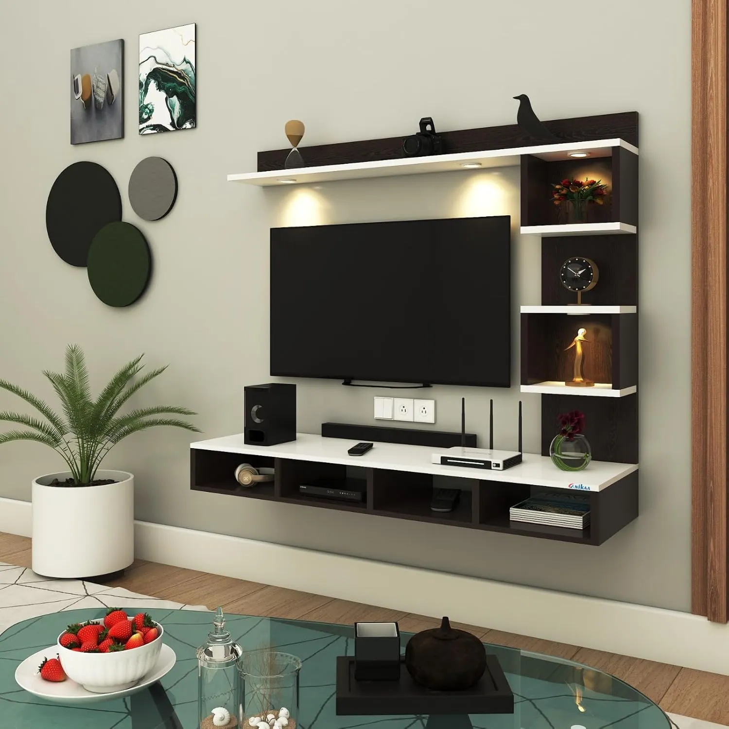 TV Unit Set Wall Mounted with Wall Mounted TV Units at Deskanddecor