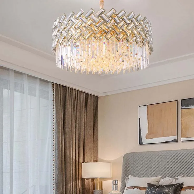 Marquise Crystal Halo Chandelier with Chandeliers at Desk and Decor