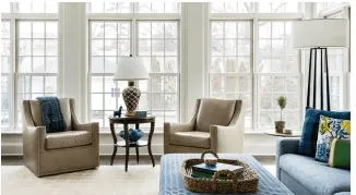 Bright Traditional Living Room with Large Windows & Neutral Seating with Traditional Indian Living Room at Deskanddecor