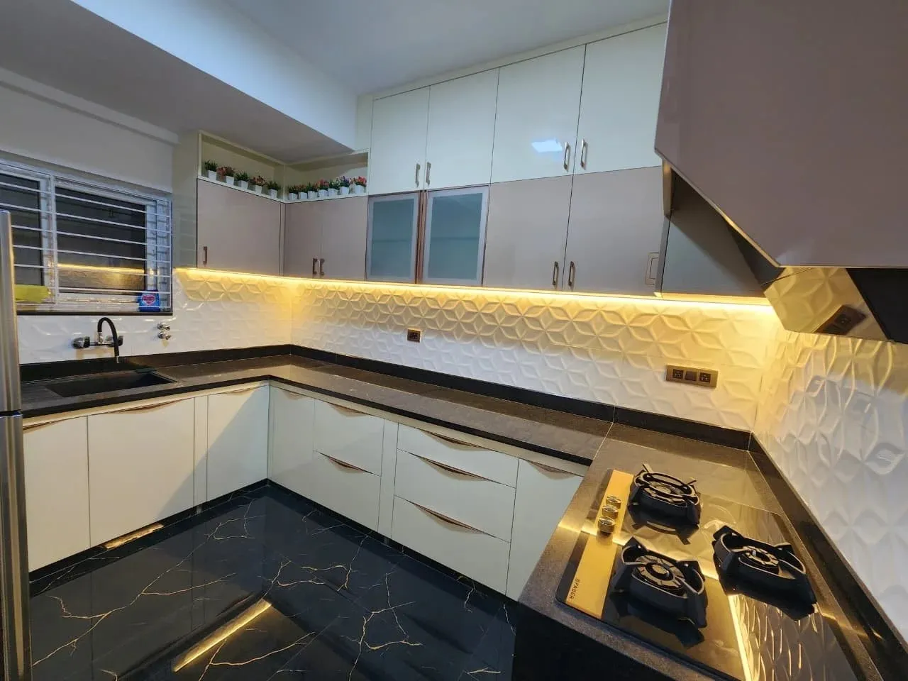 Base Cabinets with Modular Kitchen at Deskanddecor