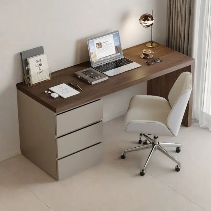 Workstations & Tables with  at Desk and Decor